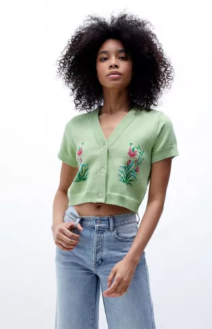 Poppy Crop Cardigan