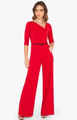 Classic 3/4 Sleeve Jackie O Jumpsuit