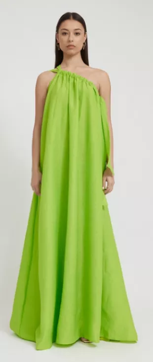 Lola Maxi Dress-Fern green main image 0