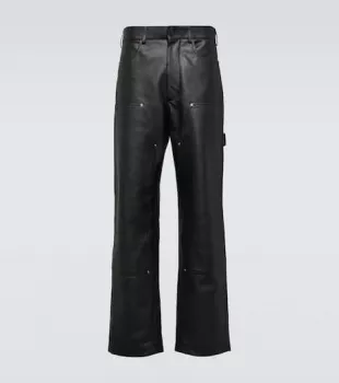 Leather Cargo Pants