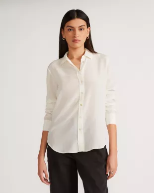 everland - The Clean Silk Relaxed Shirt