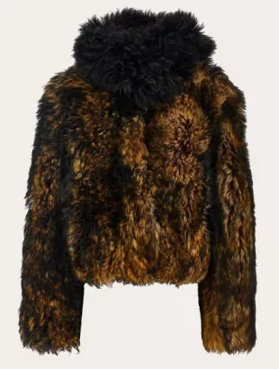 Long Haired Shearling Coat