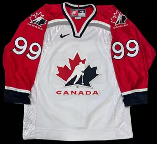 Wayne gretzky team canada sales jersey