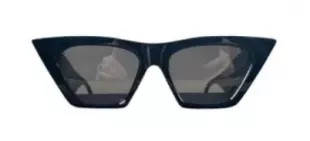 海外希少【PHOEBE PHILO】ピークサングラス ブラック PHOEBE PHILO | PEAK SUNGLASSES | BLACK ACETATE