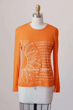 Exceptionally RARE 2000s French Long Sleeve Version of Phoebe's Top (Fits M) — Cinema Spells