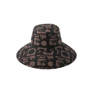 Holiday Bucket Hat in Formes Black