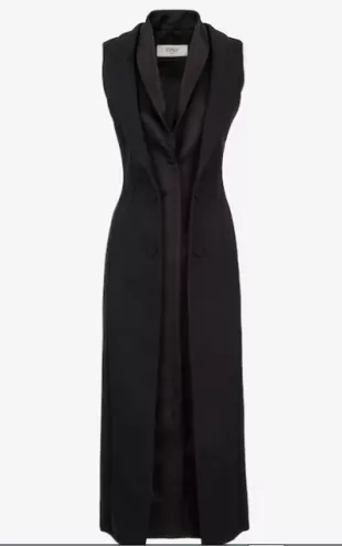 Grain De Poudre Wool Dress