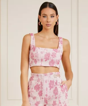 marciano - Avah Woven Crop Top