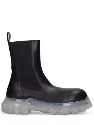 Rick Owens - Beatle Bozo Tractor Leather Boots