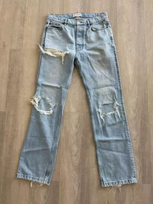 Balenciaga - Balenciaga Regular Distressed Jeans