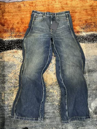 Louis Vuitton Wavy Baggy Denim Jeans