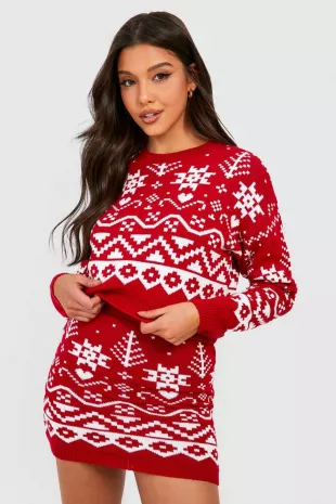 Boohoo - Fairisle Christmas Jumper Co-ord