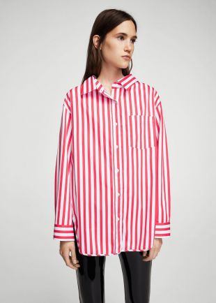 Chemise oversize à rayures