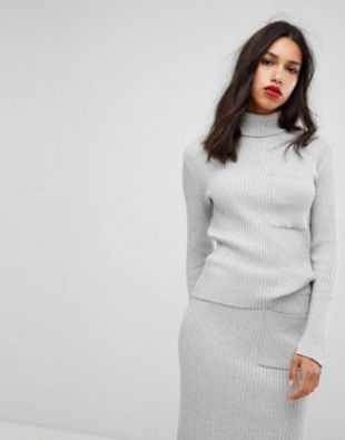 Vero Moda   Pull en maille à col roulé at asos.com