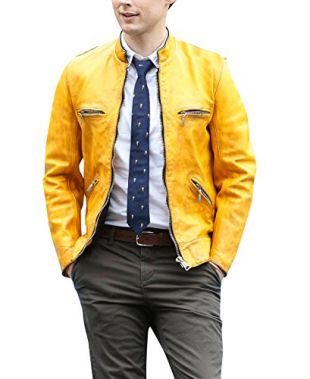Dirk Gently's Holistic Detective Agency Yellow Leather Jacket