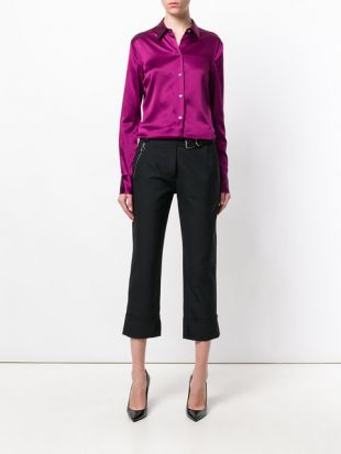 Theory Chemise En Satin   Farfetch