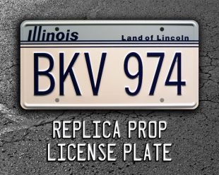 Blues Brothers 2000 / Dan Aykroyd Bluesmobile / BKV 974 *Metal Stamped* Replica Prop License Plate