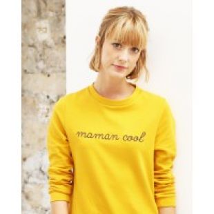 Le sweat Maman Cool – safran