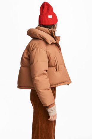 Doudoune courte   Camel clair