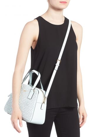Kate Spade New York | cameron street perforated little babe leather satchel