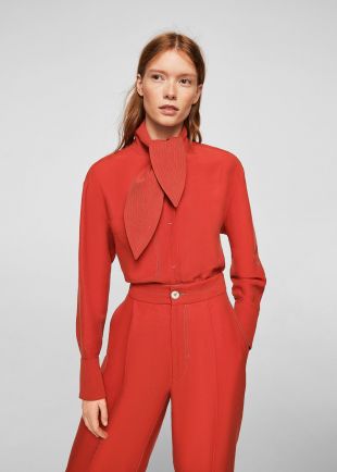 Blouse à nœud