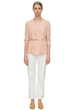 Rebecca Taylor Georgette Wrap Top