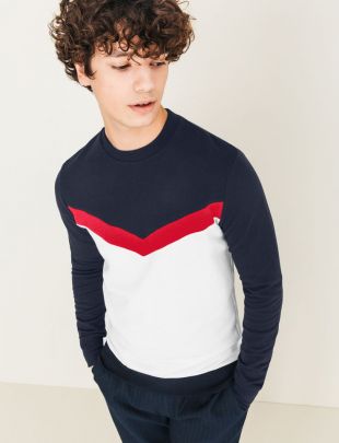 Sweat neo color block