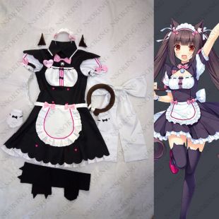 Nekopara Cosplay Chocolat Maid Costume Tailor Made