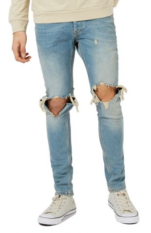 Topman Ripped Stretch Skinny Jeans | Nordstrom