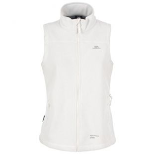Trespass Focussed - Veste Polaire sans Manches - Femme (S) (Blanc)