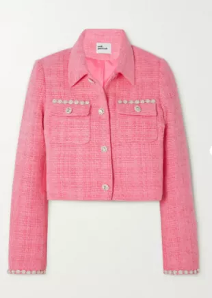 Embellished Bouclé-Tweed Jacket