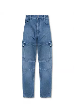 Givenchy 4G Embossed Cargo Jeans