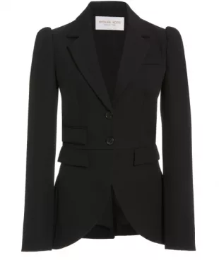 Michael Kors Collection - Puffed-Sleeve Gabardine Blazer