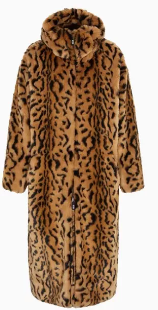 Long Faux-Fur Coat