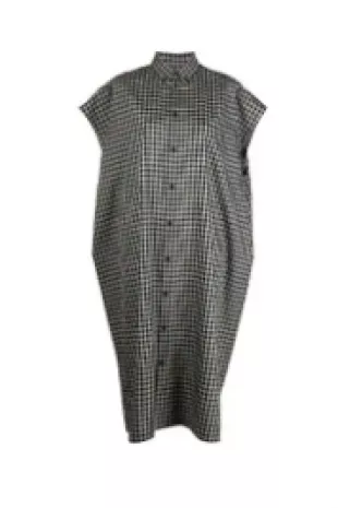 Checked Shirt Dress