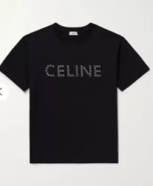 Celine - Oversized Logo-Embellished Cotton-Jersey T-Shirt