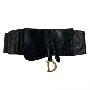 Saddle Belt Black Leather
