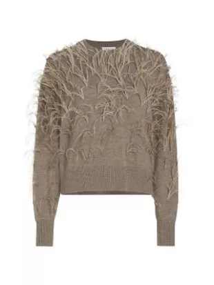 Tanya Taylor - Lexia Wool Feather Sweater