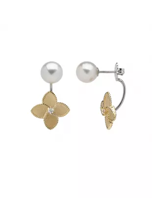 Flower Pearl Collection Earrings