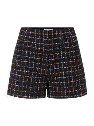 Jazmin Cotton-Blend Tweed Shorts