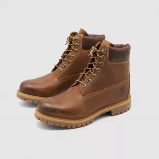 6" Brown Leather Heritage Boots