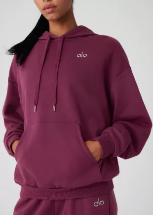 Track Alo Accolade Hoodie - Wild Berry - 2 Xl at Alo Yoga