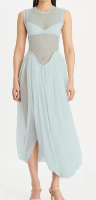 caravana Itzanami fringed cotton gauze maxi dress