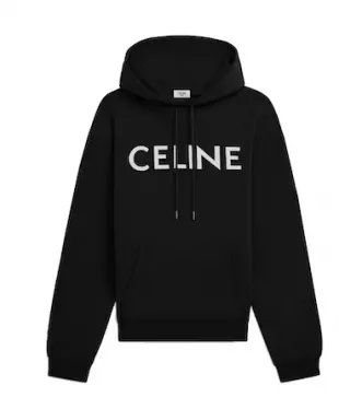 Celine - Loose Cotton Sweatshirt Black/White