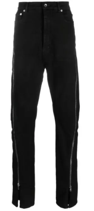 Bolan Banana Exposed-Zip Jeans