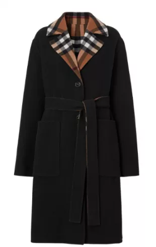 Wool overcoat warm jacket worn by Peri Monroe (Lucy Capri) in Fractured