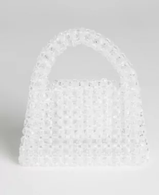 no brand - Jaynee Beaded Bag in Clear