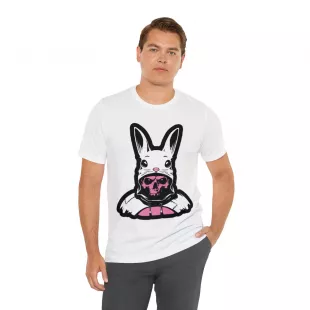 Rabbit Hood Human Skull T-Shirt