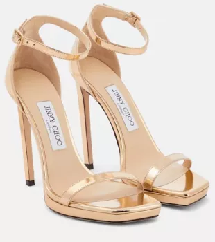 Gold Alva Metallic Sandals