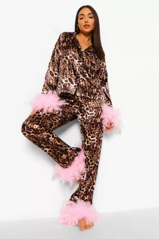 Leopard Feather Pyjamas